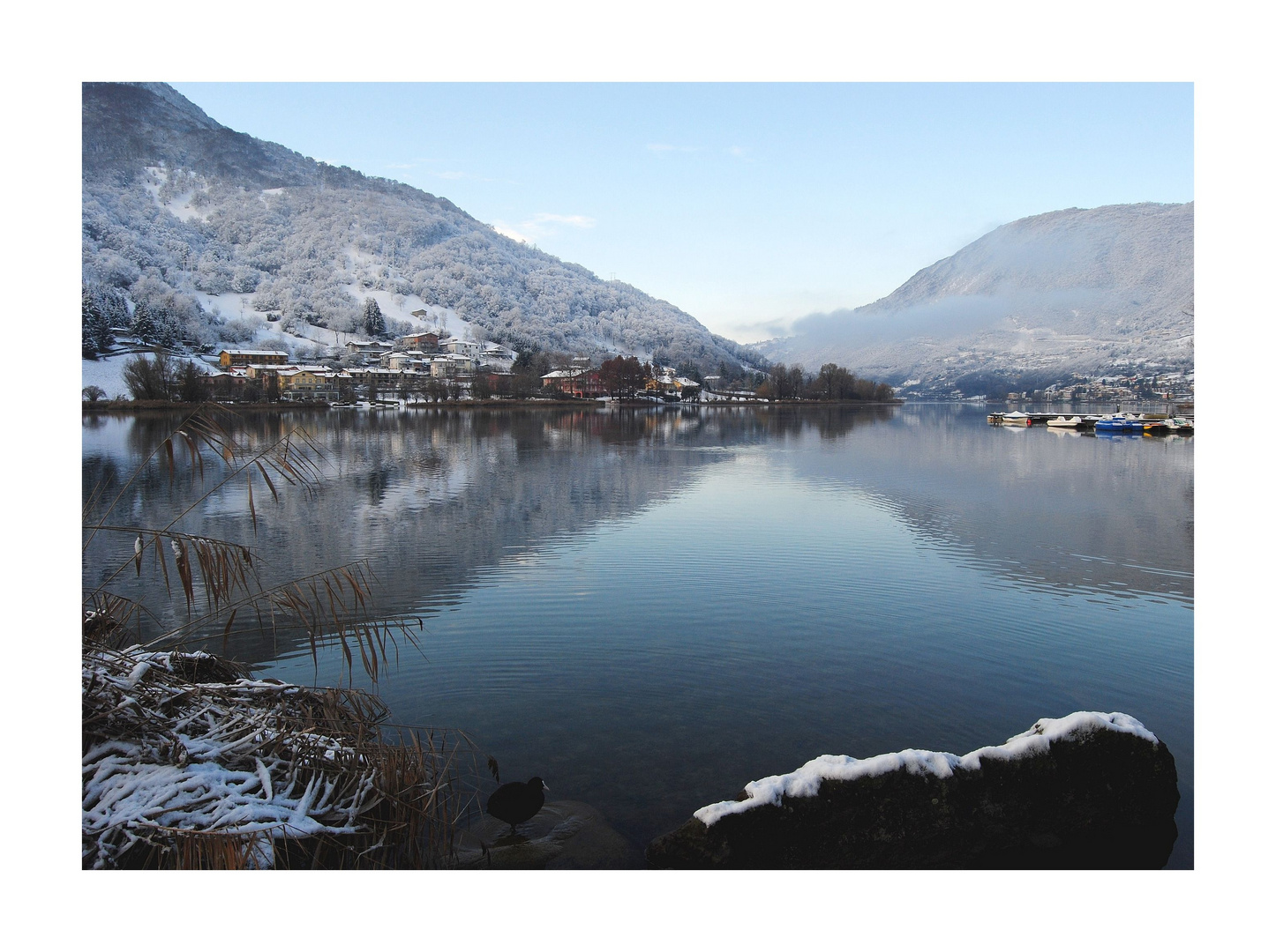 **Lake reflections**