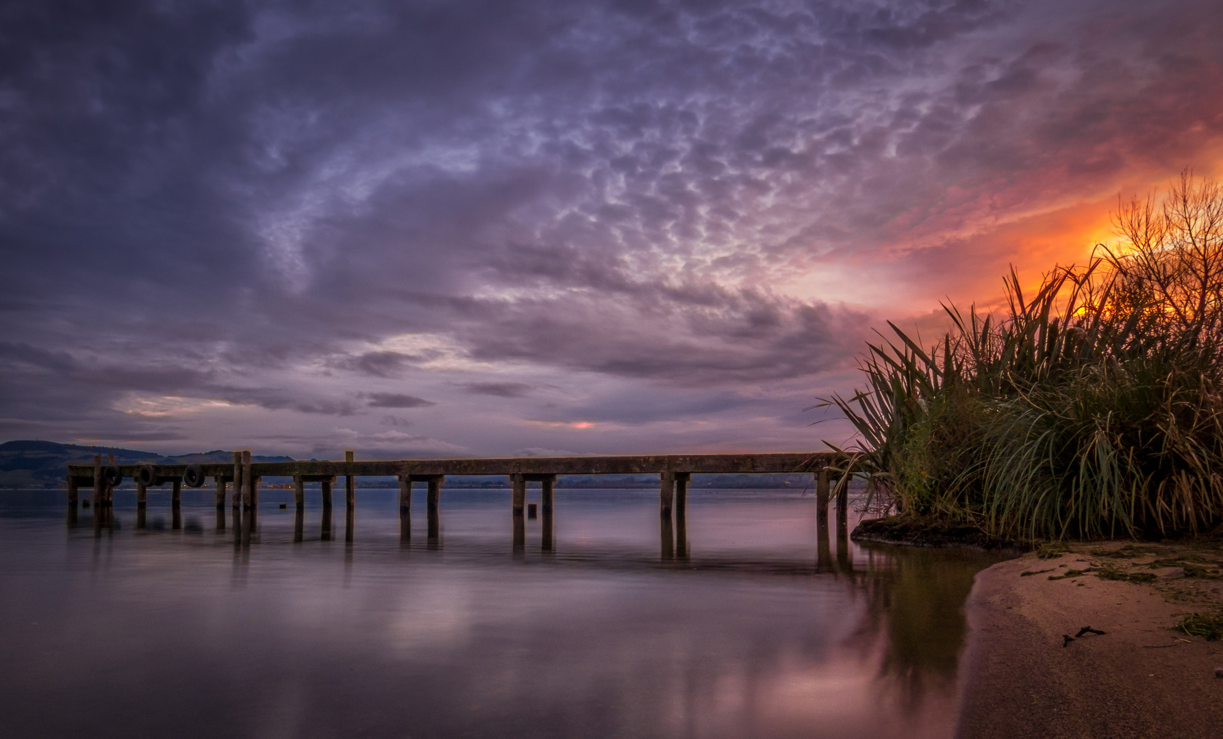Lake Rotorua Sunset