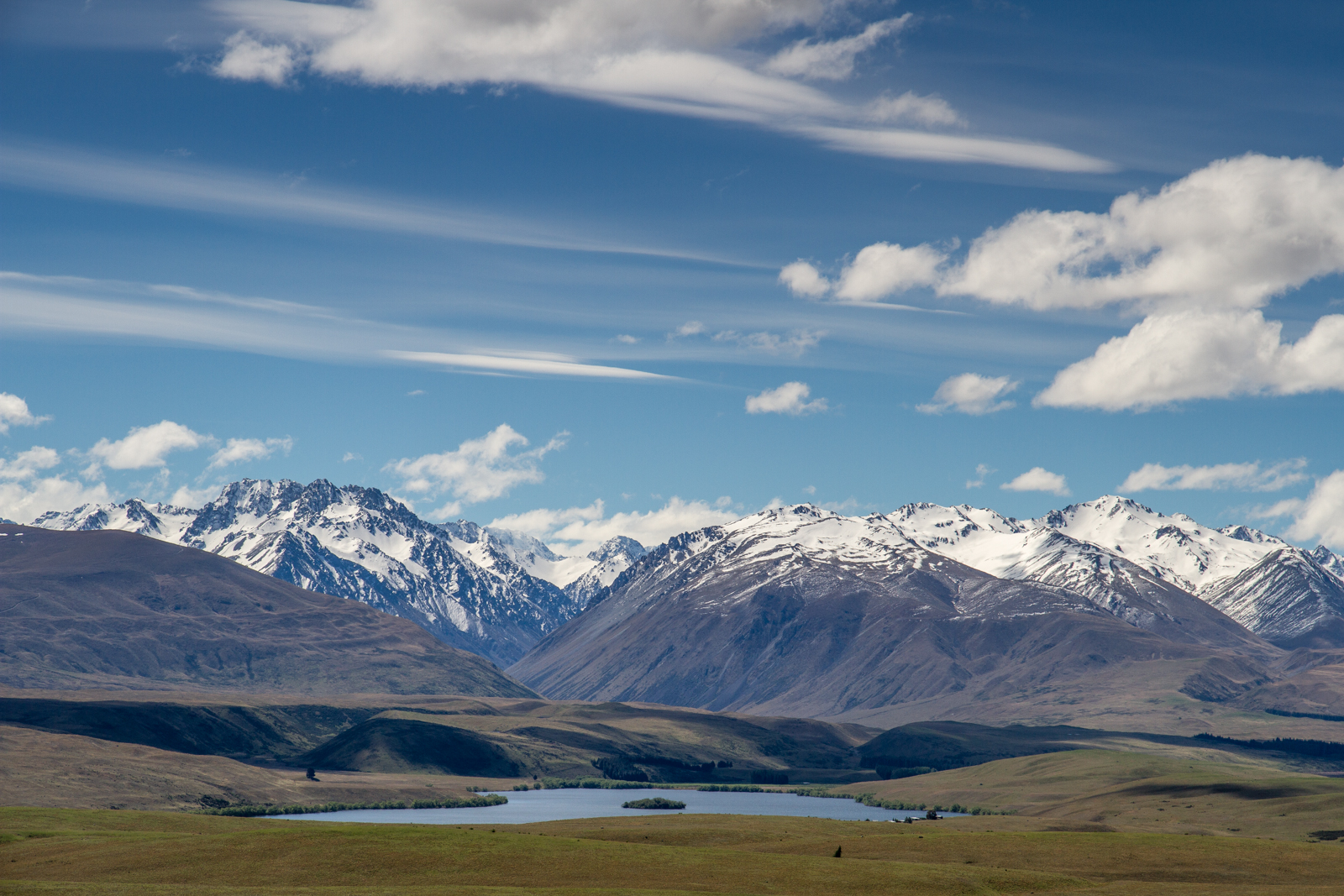 Lake Tekapo NZ Foto & Bild landschaft, berge, bach, fluss & see