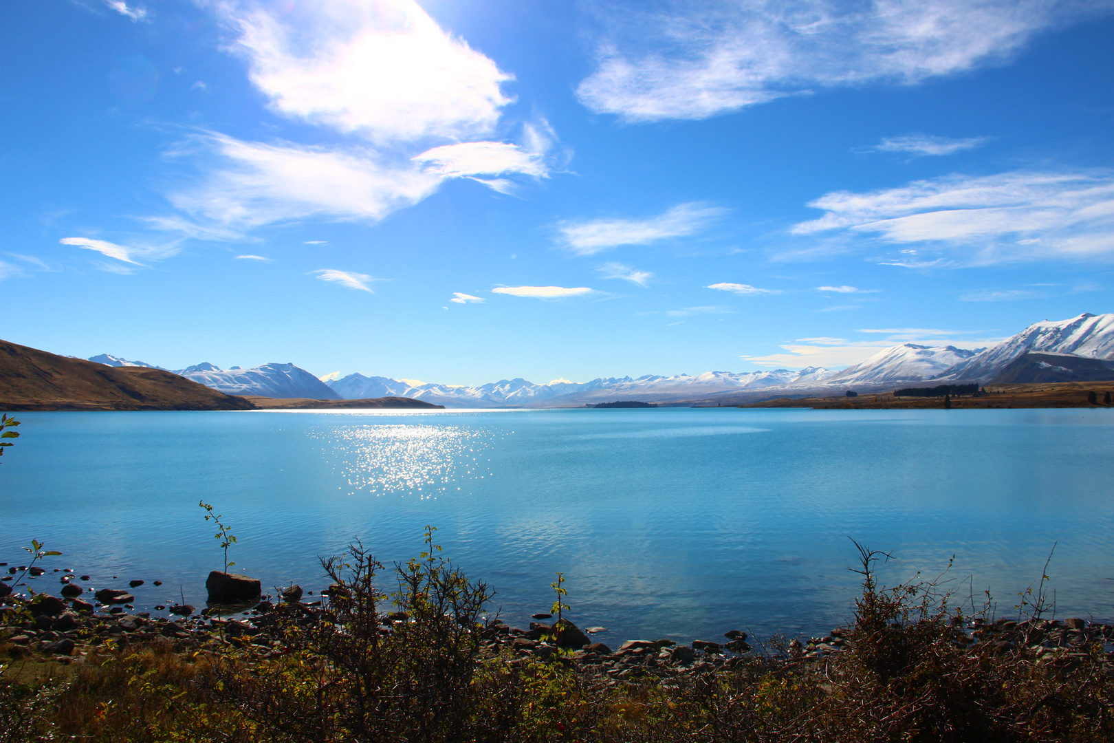 Lake Tekapo... - The blue lake