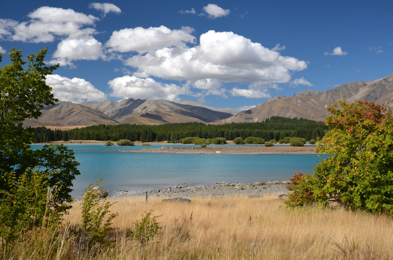 Lake Tekapu auf der Südinsel...