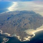 Lake Urmia Iran - From Airplane