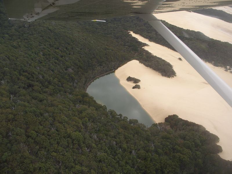 Lake Wabby mal von oben