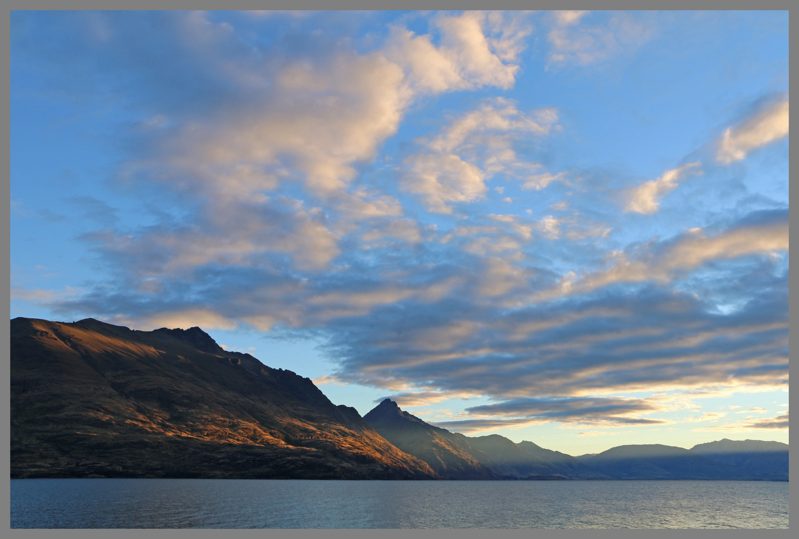 lake wakatipu evening 2