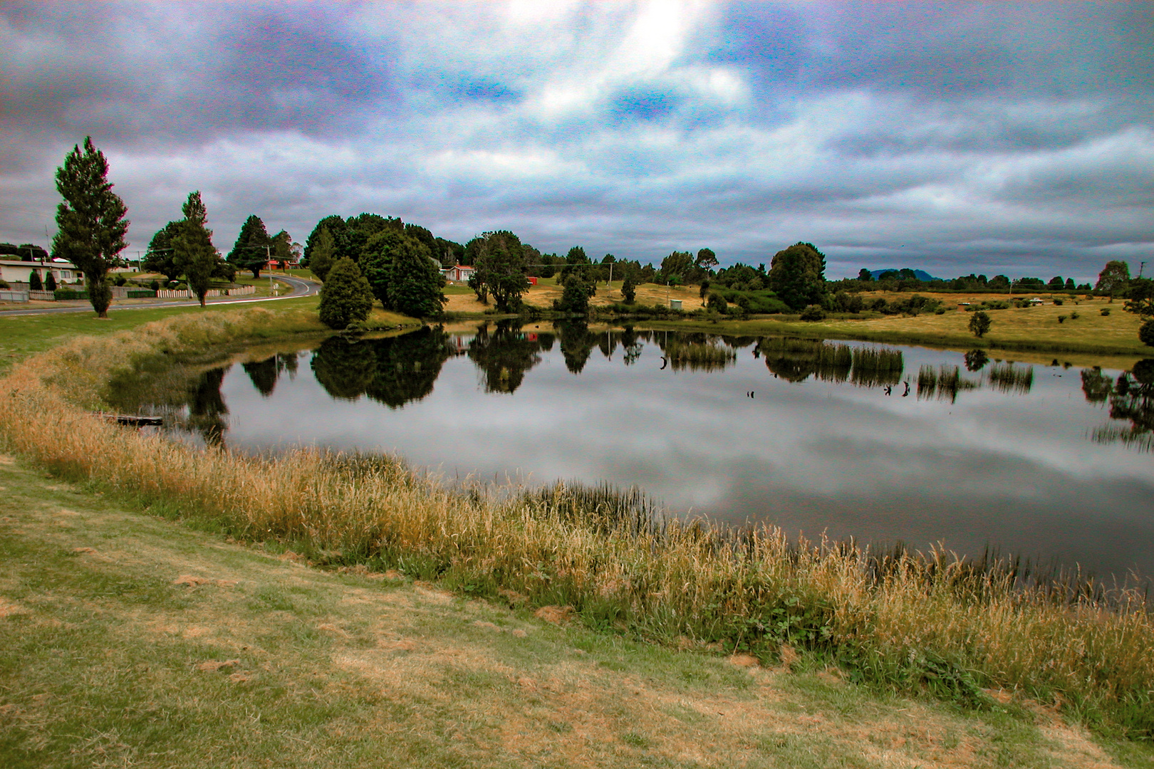 Lake Waratah in Tasmania