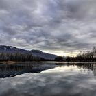 Lake with reflection  