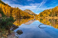 Lake with reflection