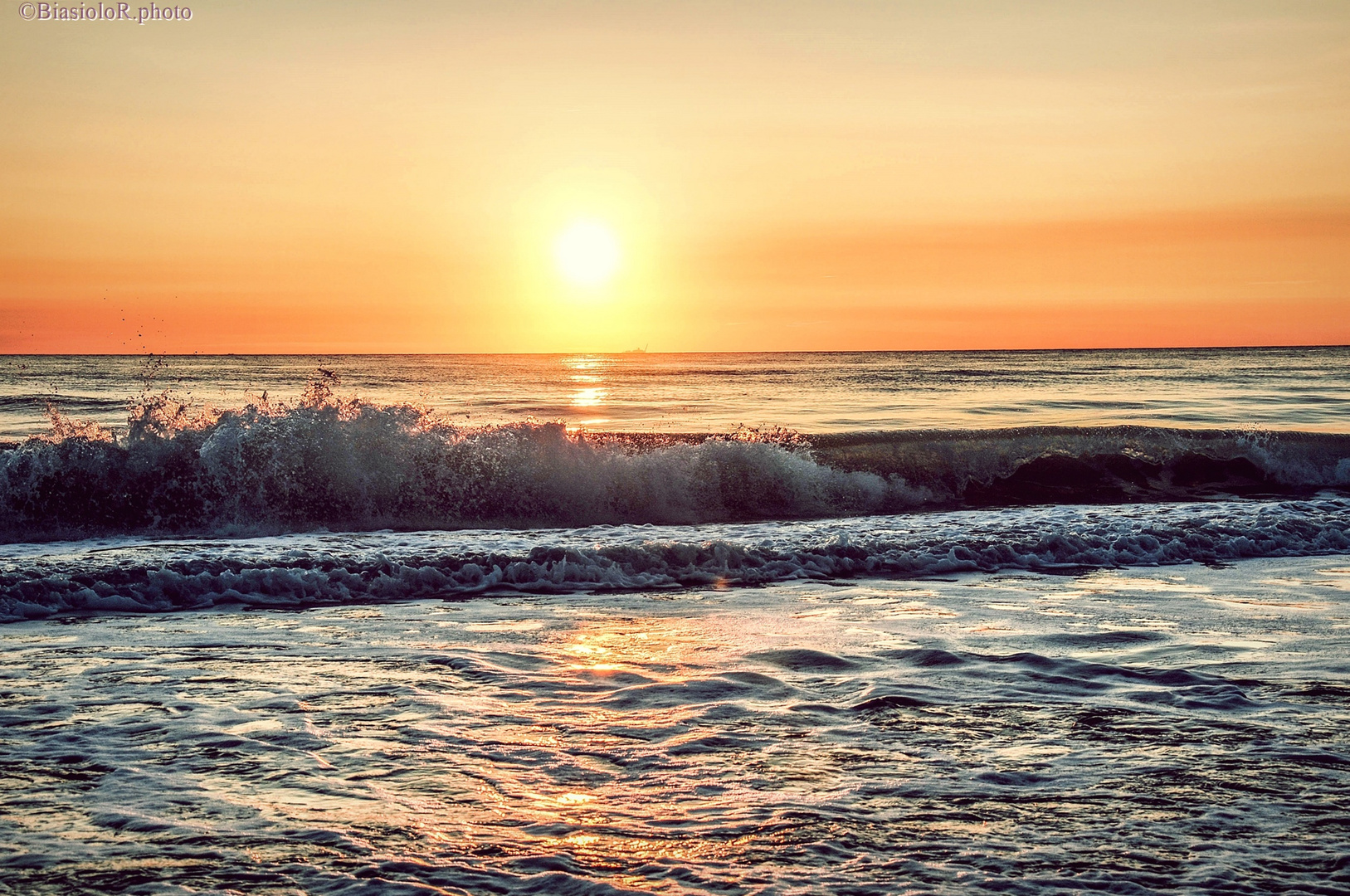 L'alba di alcuni giorni fa..Rosolina Mare 