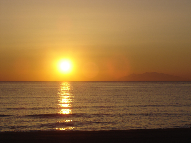 L'alba sull'Elba