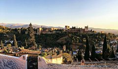 L'Alhambra au coucher