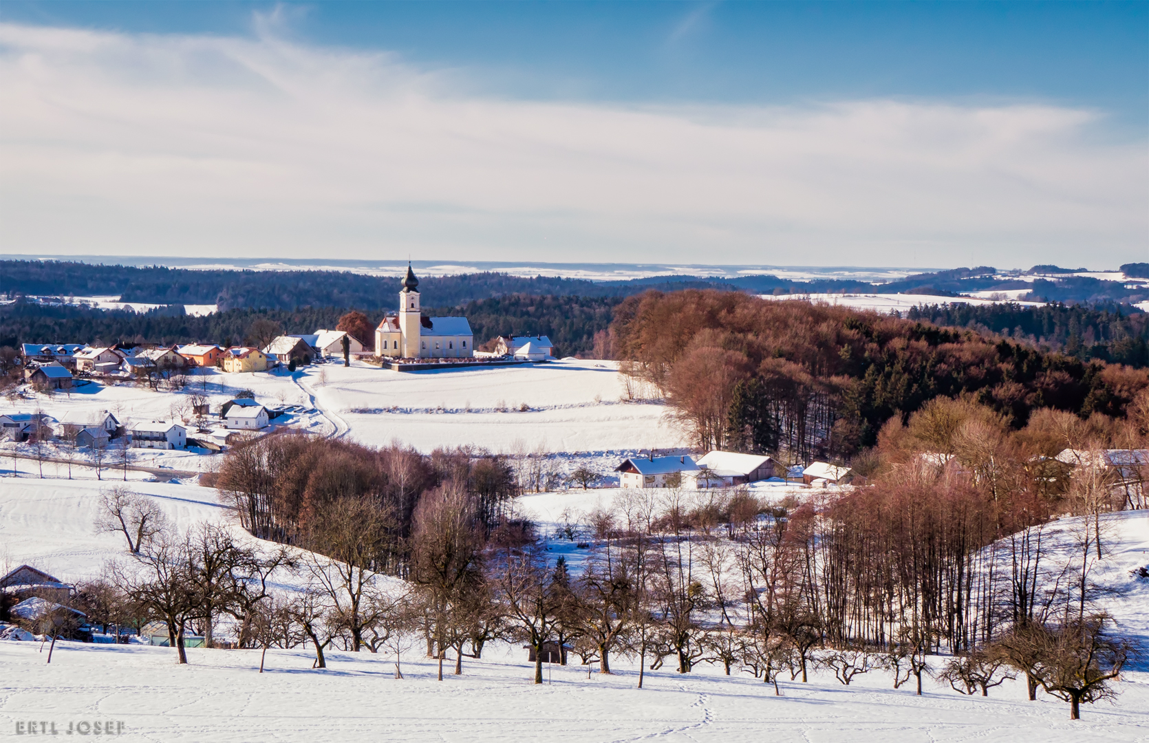 Lallinger Obstschüssel im Winter - Bayern678