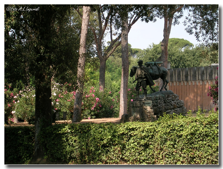 - L'alpino a Villa Borghese -