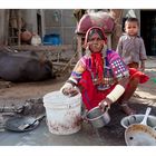 Lambanis Woman, village à côté de Bijapur. Karnataka - India
