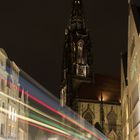 Lambertikirche in Münster bei Nacht