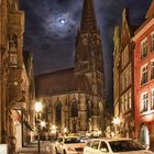 Lambertikirche in Münster by Night