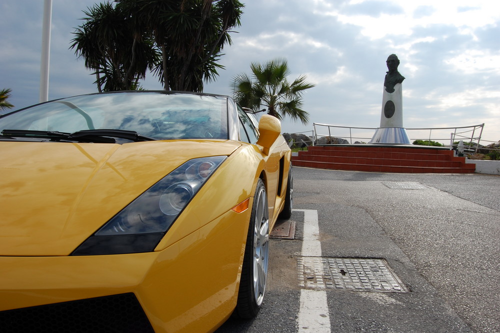 lambo en puerto banús