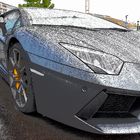 Lambo im Regen