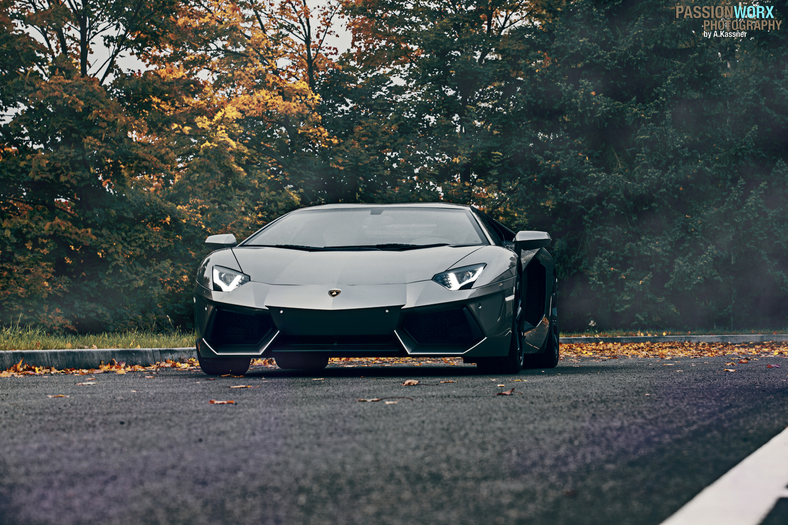 Lamborghini Aventador Autumn Time