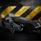 Lamborghini Aventador Black matt