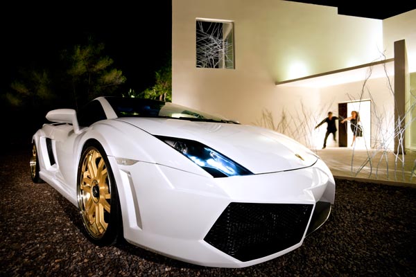 Lamborghini bei Nacht 14