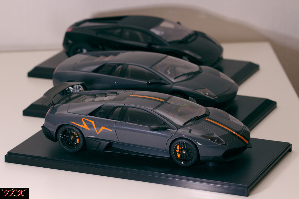 Lamborghini Modelle 1:18 Arr. 03: Murcielago LP670SV, Murcielago LP640, Gallardo Nera