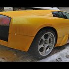 Lamborghini Murcielago: nass und schmutzig