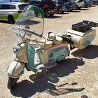 Lambretta mit Anhänger