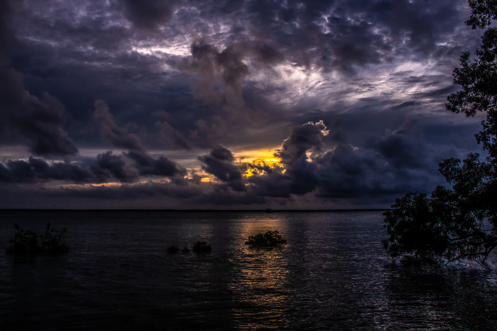 Lameroo Beach at Sunset and Flood