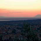 Lamezia Terme - Tramonto con vista sulle Eolie ( Vulcano-Lipari , Panarea e Stromboli)