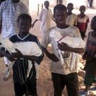 l'amour des enfants africain pour les animaux domestique