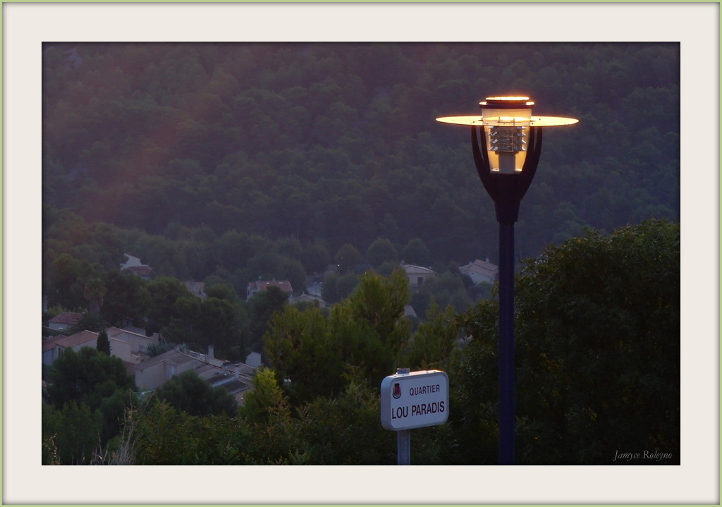 Lampadaire du "Paradis" - Pour Chantal