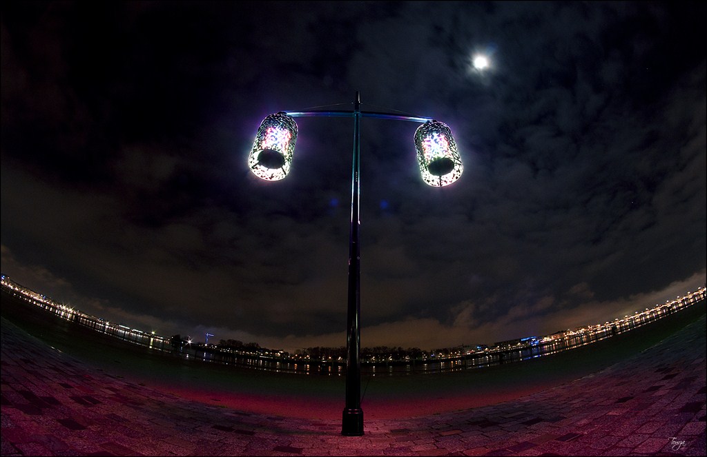 Lampadaire, quais de bordeaux