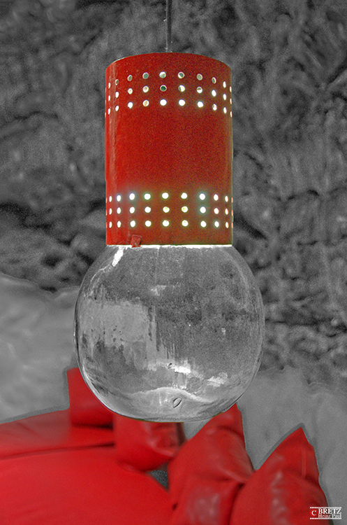 Lámpara roja