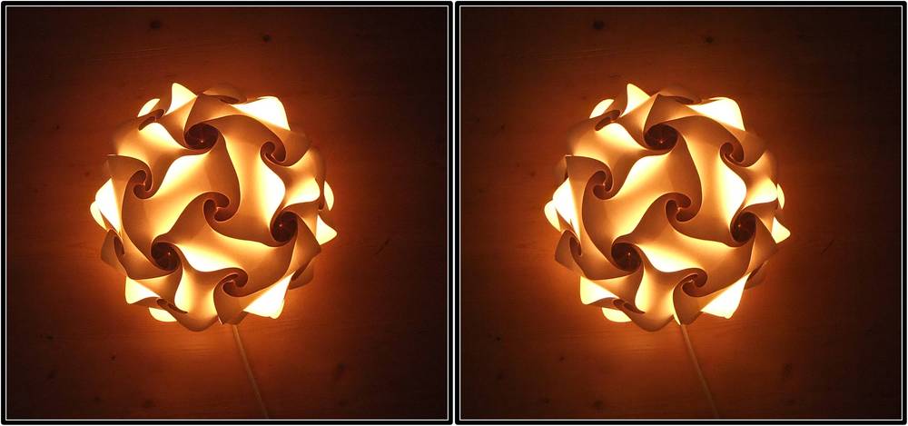 Lampe 3D Kreuzblick