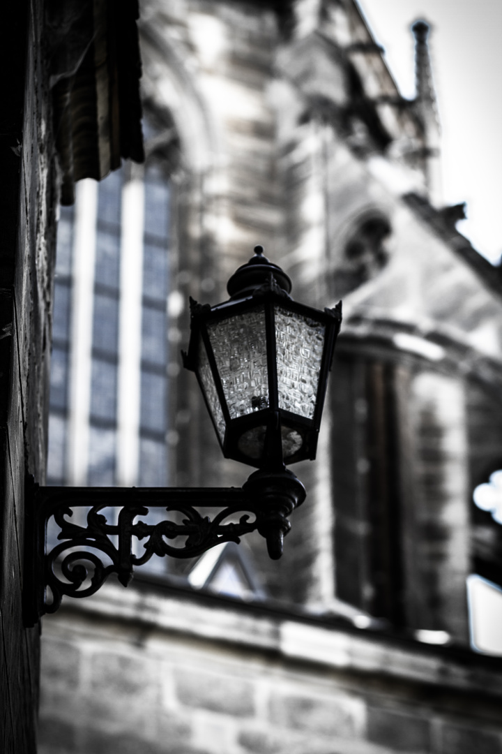 Lampe am Dom