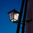 Lampe im Gegenlicht