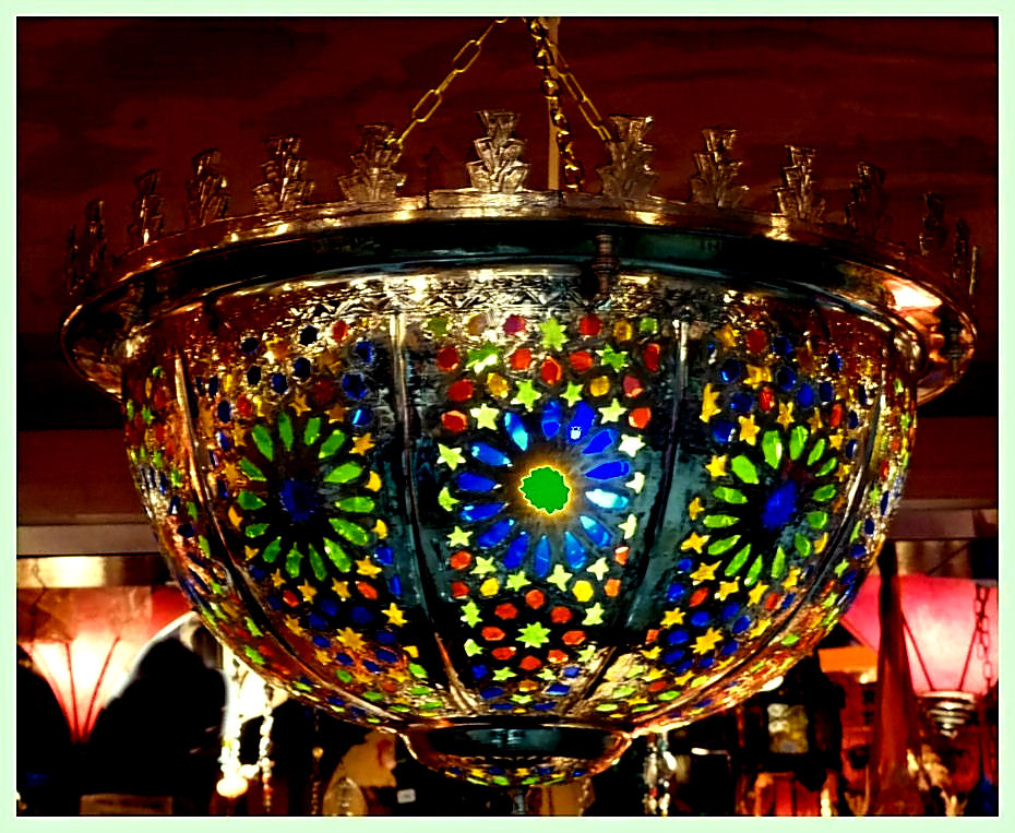 Lampe im orientalischen Stil