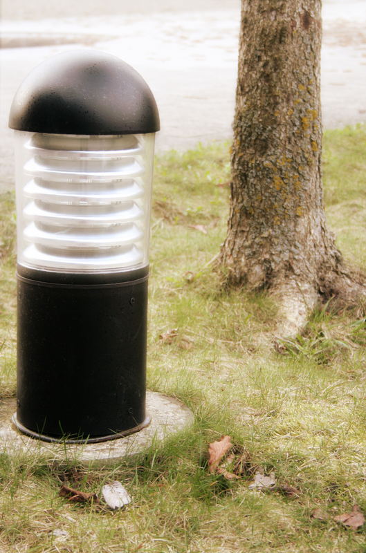 Lampe im Park