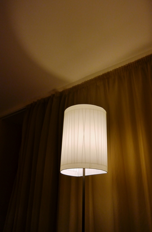 Lampe im Wohnzimmer