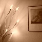 Lampe in Sepia...