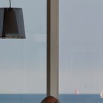 Lampe Tonsur Pfosten 2 Segelschiffe und ein Horizont