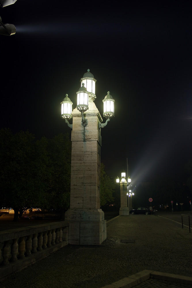 Lampe vor dem Rathaus Hannover DRI