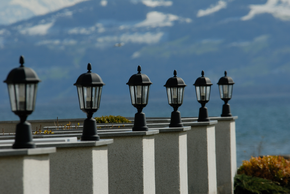 Lampen aus Sonne an