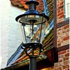 Lampen vor und an Lübecker Häusern