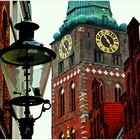Lampen vor und an Lübecker Häusern