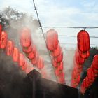 Lampions auf einem Markt in Xi’an