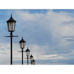 lamps at the harbor