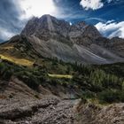 Lamsenspitze im Gegenlicht