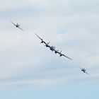 Lancaster Bomber im Anflug