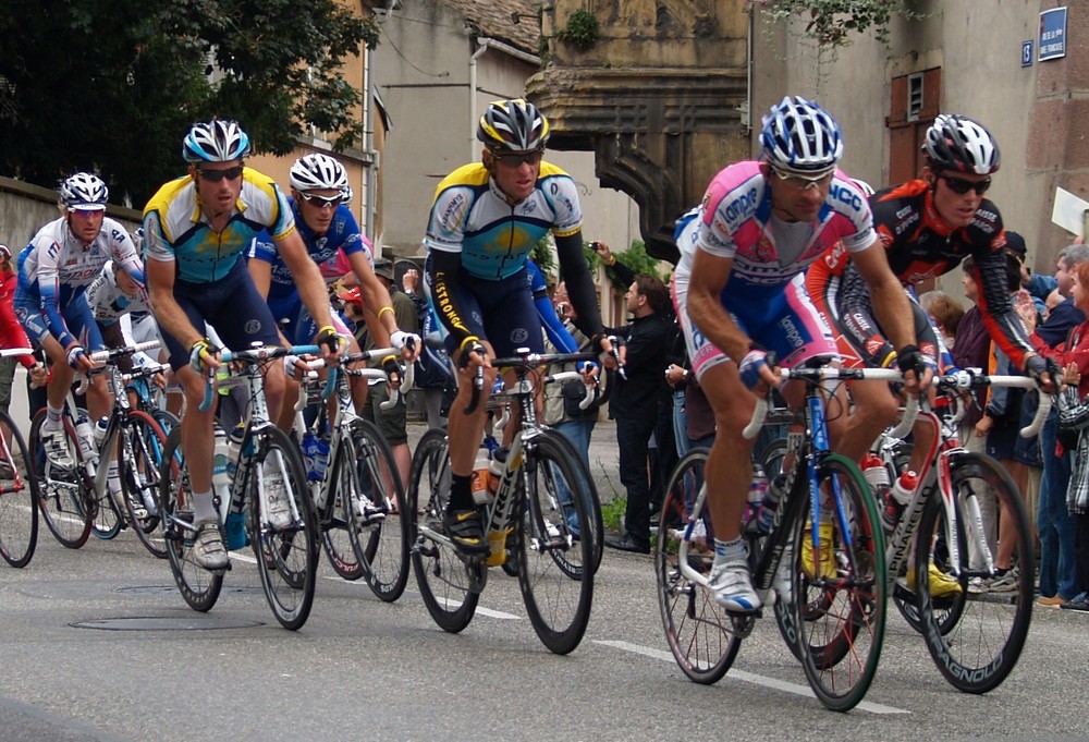 Lance Armstrong bei Tour de France 2009 in Ensisheim